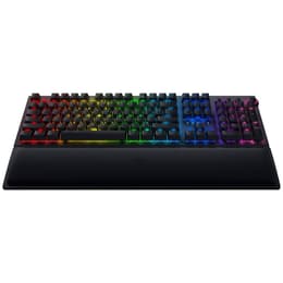 Razer Πληκτρολόγιο AZERTY Γαλλικό Ασύρματο Πληκτρολόγιο με φωτιζόμενα πλήκτρα Blackwidow V3