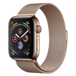 Apple Watch (Series 4) 2018 GPS + Cellular 44mm - Ανοξείδωτο ατσάλι Χρυσό - Milanese Χρυσό