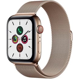 Apple Watch (Series 5) 2019 GPS + Cellular 40mm - Ανοξείδωτο ατσάλι Χρυσό - Milanese loop Χρυσό