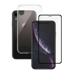 Θήκη 360 iPhone XR και προστατευτική οθόνη - TPU - Διαφανές