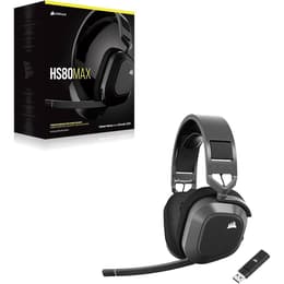 Corsair HS80 Max Μειωτής θορύβου gaming ενσύρματο + ασύρματο Ακουστικά Μικρόφωνο - Μαύρο