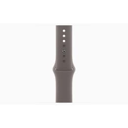 Apple Watch Series 9 (2023) GPS + Cellular 41 mm - Ανοξείδωτο ατσάλι Χρυσό - Sport band Μαύρο