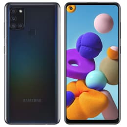 Galaxy A21s 128GB - Μαύρο - Ξεκλείδωτο - Dual-SIM