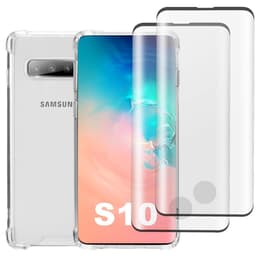 Προστατευτικό Galaxy S10 2 οθόνης - Ανακυκλωμένο πλαστικό - Διαφανές