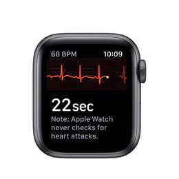 Apple Watch Series 5 (2019) - (το λουράκι δεν περιλαμβάνεται) - GPS + Cellular 40 mm - Space Gray Αλουμίνιο