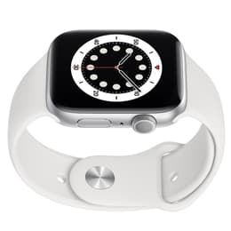 Apple Watch Series 6 (2020) GPS 40 mm - Αλουμίνιο Ασημί - Sport band Άσπρο