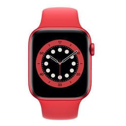 Apple Watch Series 6 (2020) GPS + Cellular 44 mm - Αλουμίνιο Κόκκινο - Sport band Κόκκινο