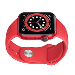 Apple Watch Series 6 (2020) GPS + Cellular 44 mm - Αλουμίνιο Κόκκινο - Sport band Κόκκινο
