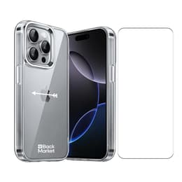 Back Market Προστατευτικό iPhone 16 Pro Max και προστατευτική οθόνη - 60% Ανακυκλωμένο πλαστικό - Διαφανές