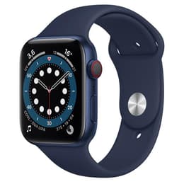 Apple Watch (Series 6) 2020 GPS + Cellular 44mm - Αλουμίνιο Μπλε - Αθλητισμός Μπλε