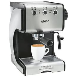 Μηχανή Espresso Χωρίς κάψουλες Ufesa CE7141 L - Γκρι/Μαύρο