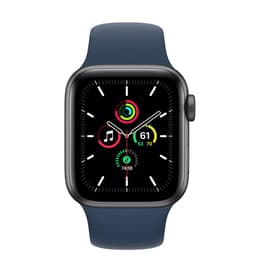 Apple Watch (Series SE) 2020 GPS 40mm - Αλουμίνιο Space Gray - Sport band Μπλε