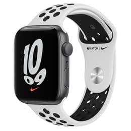 Apple Watch (Series SE) 2020 GPS 44mm - Αλουμίνιο Γκρι - Nike Sport band Άσπρο