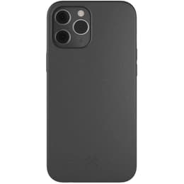 Προστατευτικό iPhone 12/12 Pro - Φυσικό υλικό - Μαύρο
