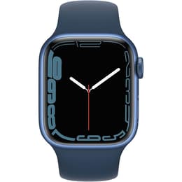 Apple Watch (Series 7) 2021 GPS + Cellular 45mm - Αλουμίνιο Μπλε - Sport band Μπλε