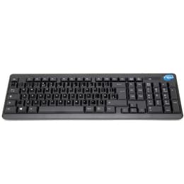 Simpletek Πληκτρολόγιο QWERTY Αγγλικά (UK) Ασύρματο Mouse + Keyboard with Stickers 1000 DPI 2.4G Nano reciever