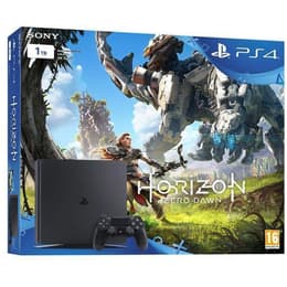 PlayStation 4 Slim 1000GB - Μαύρο + Horizon Zero Dawn