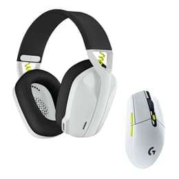 Logitech G305 Μειωτής θορύβου gaming wireless Ακουστικά Μικρόφωνο - Άσπρο