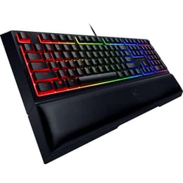 Razer Πληκτρολόγιο AZERTY Γαλλικό Πληκτρολόγιο με φωτιζόμενα πλήκτρα Ornata V2