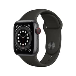 Apple Watch (Series 6) 2020 GPS 40mm - Αλουμίνιο Space Gray - Sport band Μαύρο