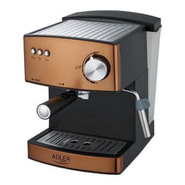 Μηχανή Espresso Χωρίς κάψουλες Adler AD 4404CR 1.6L - Μπρούντζινο