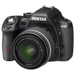 Reflex K-50 - Μαύρο + Tamron smc DA 18-55mm F3.5-5.6 AL WR + AF 18-200mm F/3.5-6.3 XR Di II LD Aspherical (IF) Macro f/3.5-5.6 + f/3.5-6.3