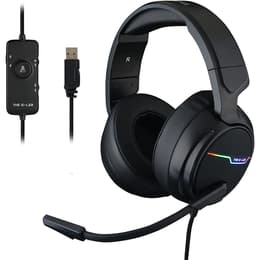 G-Lab Korp Thallium gaming καλωδιωμένο Ακουστικά Μικρόφωνο - Μαύρο