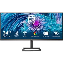 34" Philips 345E2AE/00 3440 x 1440 LCD monitor Μαύρο