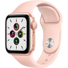 Apple Watch (Series SE) 2020 GPS 40mm - Αλουμίνιο Χρυσό - Sport band Ροζ άμμος