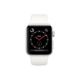 Apple Watch (Series 3) 2017 GPS 42mm - Αλουμίνιο Ασημί - Αθλητισμός Άσπρο