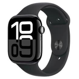 Apple Watch Series 10 (2024) GPS + Cellular 46 mm - Αλουμίνιο Μαύρο - Sport band Μαύρο