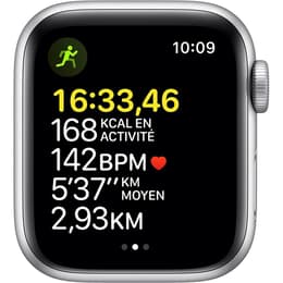 Apple Watch (Series SE) 2020 GPS 40mm - Αλουμίνιο Ασημί - Sport band Μπλε