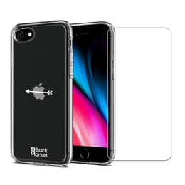 Back Market Προστατευτικό iPhone 7/8/SE 2020/2022 και προστατευτική οθόνη - 60% Ανακυκλωμένο πλαστικό - Διαφανές