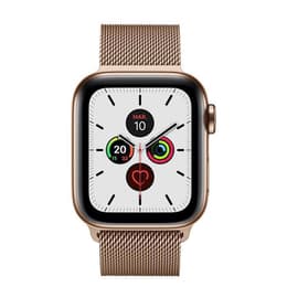 Apple Watch (Series 5) 2019 GPS + Cellular 44mm - Αλουμίνιο Χρυσό - Milanese Χρυσό