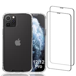 Προστατευτικό iPhone 12/iPhone 12 Pro 2 οθόνης - Ανακυκλωμένο πλαστικό - Διαφανές