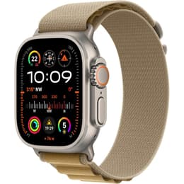 Apple Watch Ultra 2 (2023) GPS + Cellular 49 mm - Τιτάνιο Φυσικό τιτάνιο - Αλπικός βρόχος Starlight