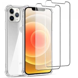 Προστατευτικό iPhone 12/iPhone 12 Pro 2 οθόνης - TPU - Διαφανές