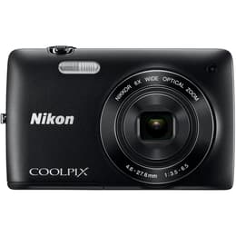 Συμπαγής Coolpix S3200 - Μαύρο + Nikon Nikon Nikkor 6x Wide Optical Zoom VR 26-156 mm f/3.5-6.5 f/3.5-6.5