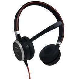 Jabra HSC 017 Μειωτής θορύβου με καλώδιο Ακουστικά Μικρόφωνο - Μαύρο/Κόκκινο