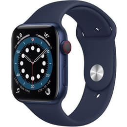 Apple Watch (Series 6) 2020 GPS + Cellular 44mm - Αλουμίνιο Μπλε - Milanese loop Μπλε