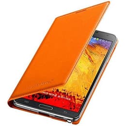 Προστατευτικό Galaxy Note 3 - Δέρμα - Πορτοκαλί