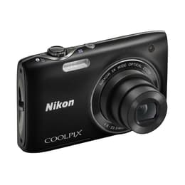 Συμπαγής Coolpix S3100 - Μαύρο + Nikon Nikkor Wide Optical Zoom 26-130 mm f/3.2-6.5 f/3.2-6.5