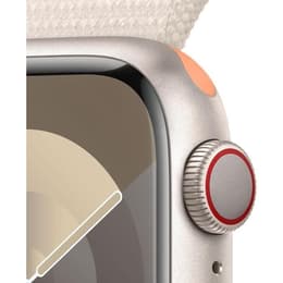 Apple Watch Series 9 (2023) GPS 41 mm - Αλουμίνιο Starlight - Sport loop Starlight