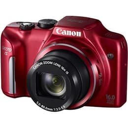 Συμπαγής PowerShot SX170 IS - Κόκκινο + Canon Canon Zoom lens 28-448 mm f/3.5–5.9 f/3.5–5.9