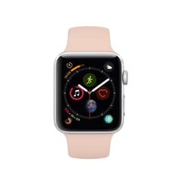 Apple Watch (Series 4) 2018 GPS 40mm - Αλουμίνιο Ασημί - Αθλητικό λουράκι Ροζ