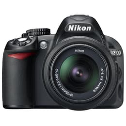 Reflex D3100 - Μαύρο + Nikon AF-S DX Nikkor VR f/3.5-5.6