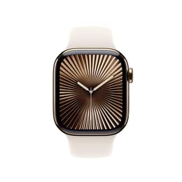 Apple Watch Series 10 (2024) GPS + Cellular 42 mm - Τιτάνιο Χρυσό