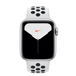 Apple Watch (Series 5) 2019 GPS + Cellular 40mm - Αλουμίνιο Ασημί - Αθλητισμος Εμφανισεις Nike Πλατίνα/Μαύρο