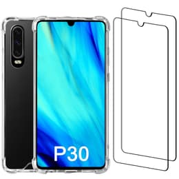 Προστατευτικό Huawei P30 2 οθόνης - Ανακυκλωμένο πλαστικό - Διαφανές