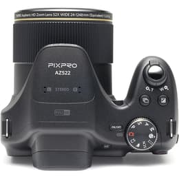 PixPro AZ525 - Μαύρο + Kodak PixPro Aspheric HD Zoom Lens 52x Wide 24-1248mm f/2.8-5.6 f/2.8-5.6